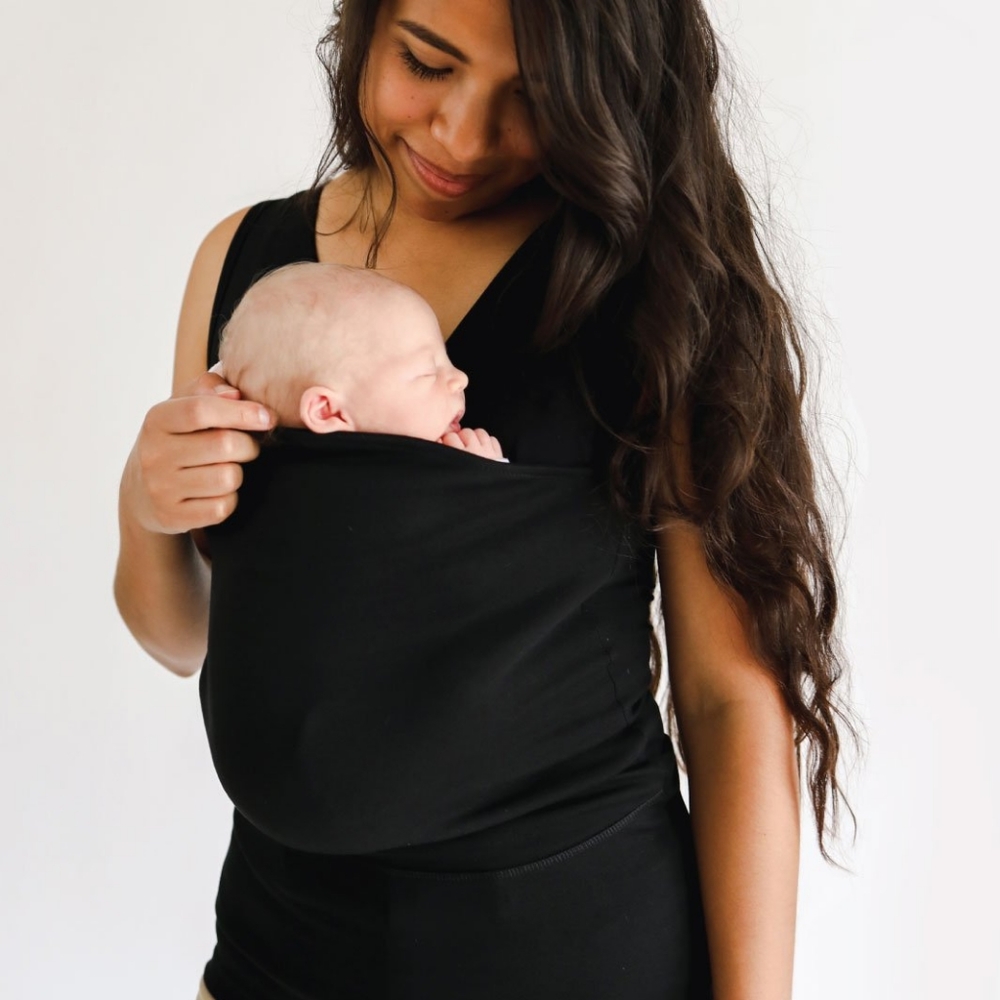 NWT Lalabu soothe shirt baby wearing black
